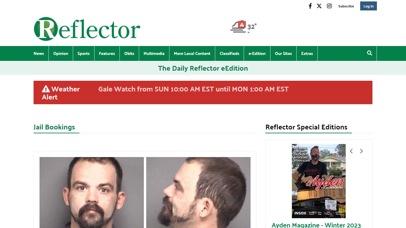 Jail Bookings | reflector.com